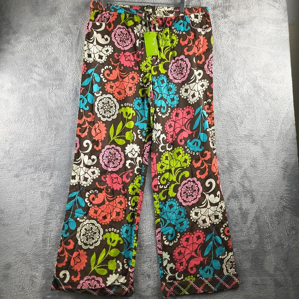 NWT Vera Bradley Lola PJ Drawstring Pant Size Extra Large Retired Pattern